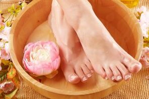 Gyógyító lábfürdők bőrmikózisra